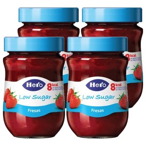 헤로 저당 딸기잼, 280g, 4개