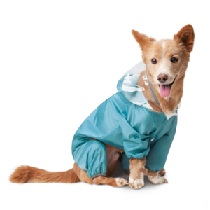 멍뭉스 라이트 올인원 우비, 틸블루, S, 1개