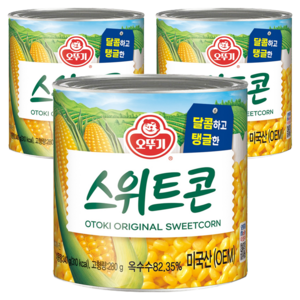 오뚜기 스위트콘, 340g, 3개