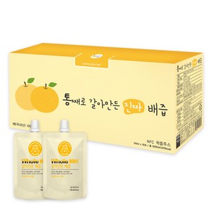 통째로 갈아만든 배즙 스파우트, 100ml, 30개