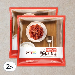 곰곰 매콤달콤 진미채 볶음, 500g, 2개