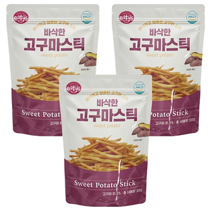 이더스 바삭한 고구마스틱, 300g, 3개