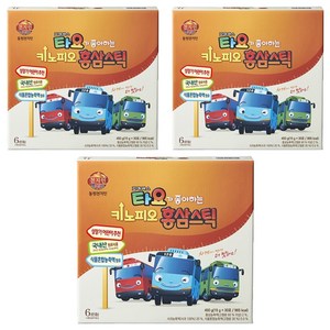 천지인 타요가 좋아하는 키노피오 홍삼스틱, 450g, 3개