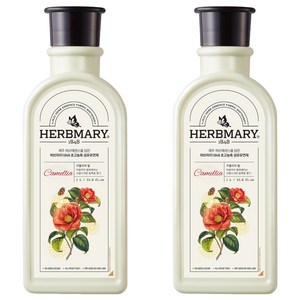 허브마리 1848 섬유유연제 카멜리아 힐 용기, 1L, 2개