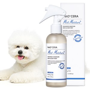페토세라 강아지 고보습 엉킴방지 저자극 미스트 모이스처 플러스 베이비파우더향