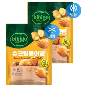 비비고 슈크림 붕어빵 (냉동), 300g, 2개