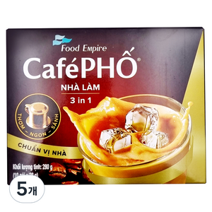 카페포 나람 3 in 1 홈메이드 밀크 커피, 10개입, 28g, 5개