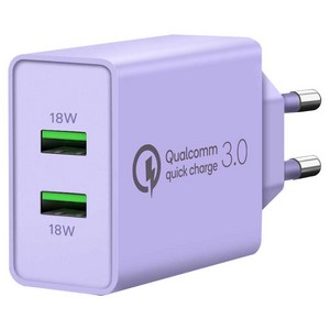 홈플래닛 36W 퀄컴 2포트 고속충전기