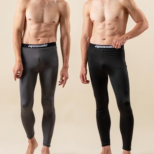 업스케일 남성용 기모 발열내의 타이즈 1+1 2매 세트