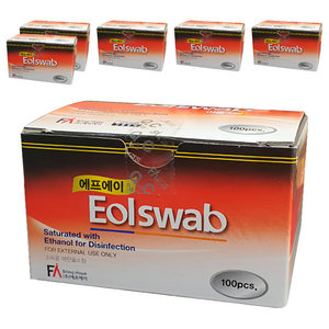 에프에이 일회용 이올스왑 알콜솜, 6개