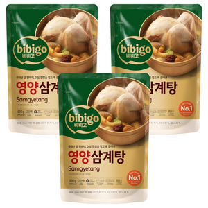 비비고 영양삼계탕, 800g, 3개