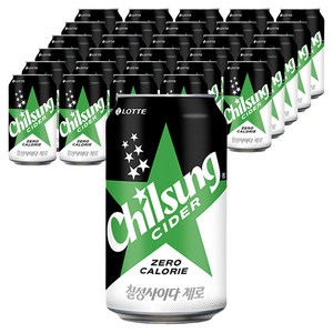 칠성사이다 롯데 제로, 355ml, 48개