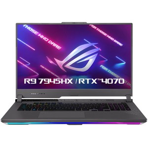 에이수스 2023 ROG 스트릭스 G17 라이젠9 라이젠 7000 시리즈 지포스 RTX 4070, Eclipse Gray, 512GB, 16GB, Free DOS, G713PI-LL006