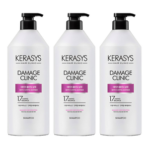 케라시스 데미지 클리닉 샴푸 플러스, 980ml, 3개