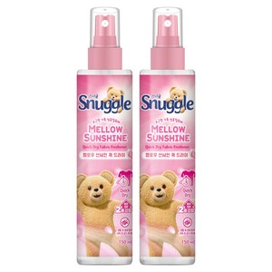 스너글 섬유탈취제 멜로우 선샤인 본품, 150ml, 2개