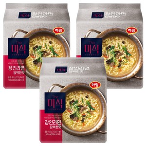 더미식 장인라면 담백한맛 113g, 12개, (4개 X 3팩)