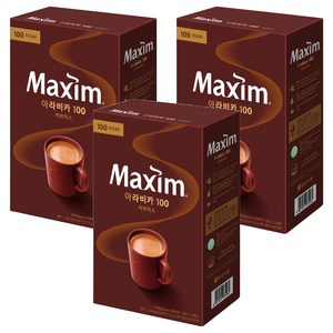 맥심 아라비카 100 커피믹스, 11.8g, 100개입, 3개