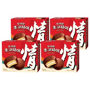 오리온초코파이 정, 468g, 4개