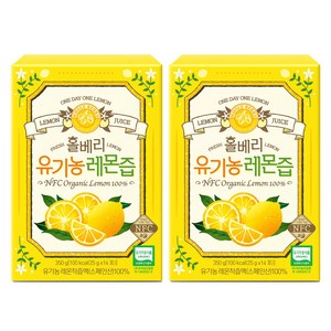 홀베리 유기농 레몬즙, 350g, 2개