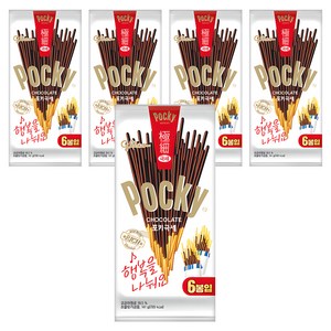 포키 극세 초코스틱, 141g, 5개