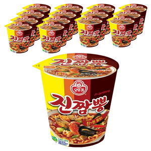 오뚜기 진짬뽕 작은컵 75g, 15개