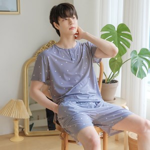 디에스도씨 남성용 냉감 네이쳐마 반팔 잠옷 상하의세트