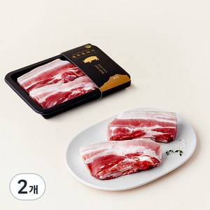 제주 흑돼지 미박삼겹살 (에어후라이어용) 500g, 500g, 2개