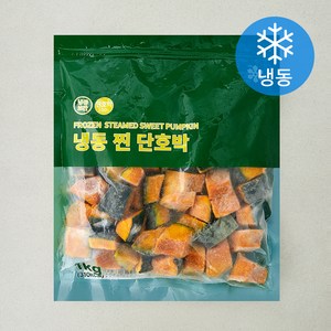 찐 단호박 (냉동), 1kg, 1개