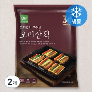 사옹원 부침명장 꼬지없이 부쳐낸 오미산적 (냉동), 450g, 2개