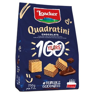 로아커 웨하스 콰드라티니 초콜릿, 250g, 1개