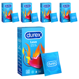 듀렉스 러브 일반형 콘돔, 10개입, 5개