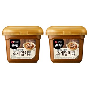 청정원순창 조개멸치 된장찌개 양념, 450g, 2개