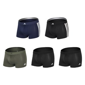 아디다스 남성용 에어 메쉬 드로즈 팬티 5종 세트