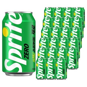 스프라이트 제로 사이다, 350ml, 24개