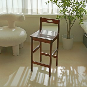 에코상사 원목 사각 등받이 홈바의자