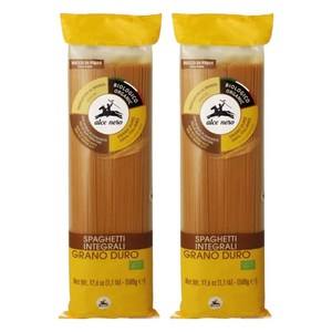 알치네로 유기농 통밀 스파게티, 500g, 2개