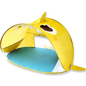 핑크퐁 아기상어 입체 텐트 KAPFA80003, 옐로우, 120 x 70 c..., 1개