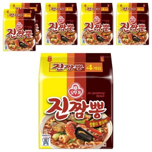 오뚜기 진짬뽕 130g, 24개, (4개입 X 6팩)