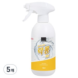 락퐁 욕실 청소세제 레몬 분사형, 5개, 500ml