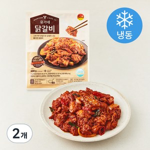 유가네 닭갈비 (냉동), 600g, 2개