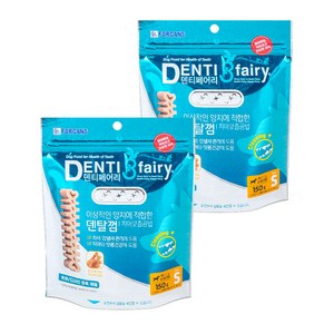 포켄스덴티페어리 강아지 덴탈껌 S, 타피오카, 150g, 2개