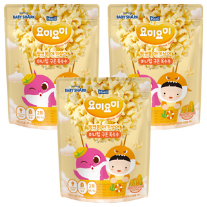 요미요미 미니팝, 구운옥수수맛, 25g, 3개