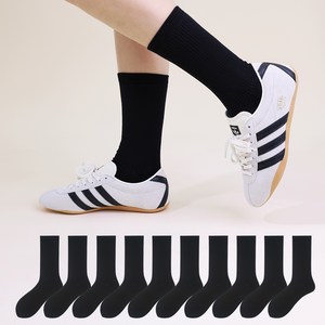 두발로 여성용 럭셔리 골지 장목 양말 10켤레