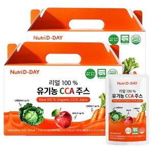 뉴트리디데이 리얼 유기농 CCA 주스 20p, 2kg, 2개