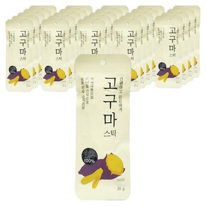 자연다움 국내산 고구마 스틱, 20g, 25개