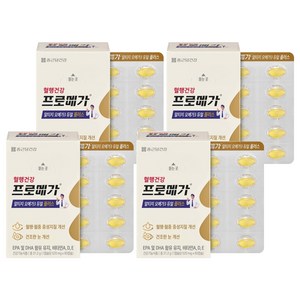 프로메가 종근당건강 알티지 오메가3 듀얼 플러스, 60정, 4개