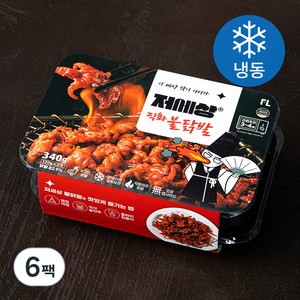 저세상 불닭발 무뼈 (냉동), 170g, 6팩