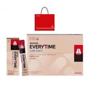에브리타임 소프트 10ml 20포 + 쇼핑백, 200ml, 1개