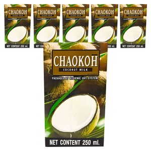 차오코 코코넛 밀크, 250ml, 6개