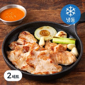 과일 숙성 납작 생막창 400g + 양념 100g 세트 (냉동), 2세트